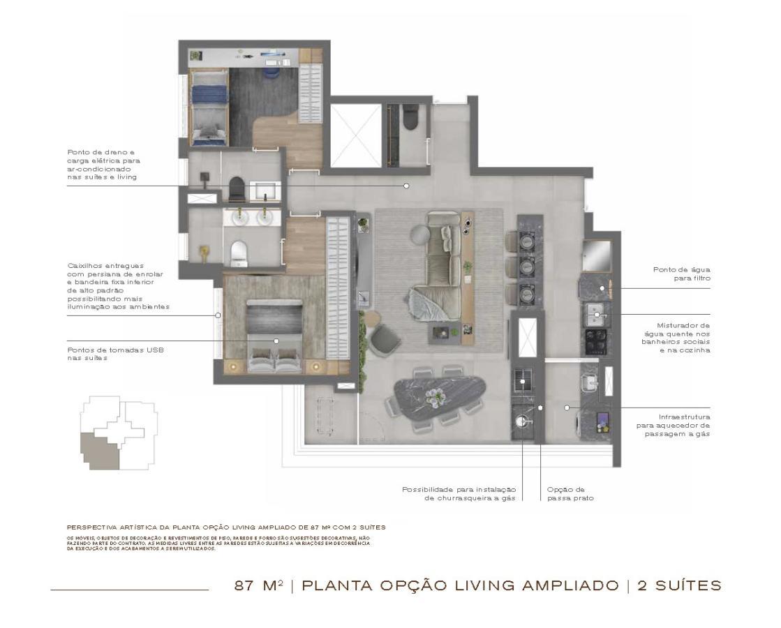 Apartamento, 3 quartos, 87148 m² - Foto 23