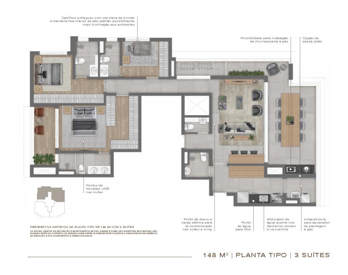 Apartamento, 3 quartos, 87148 m² - Foto 27