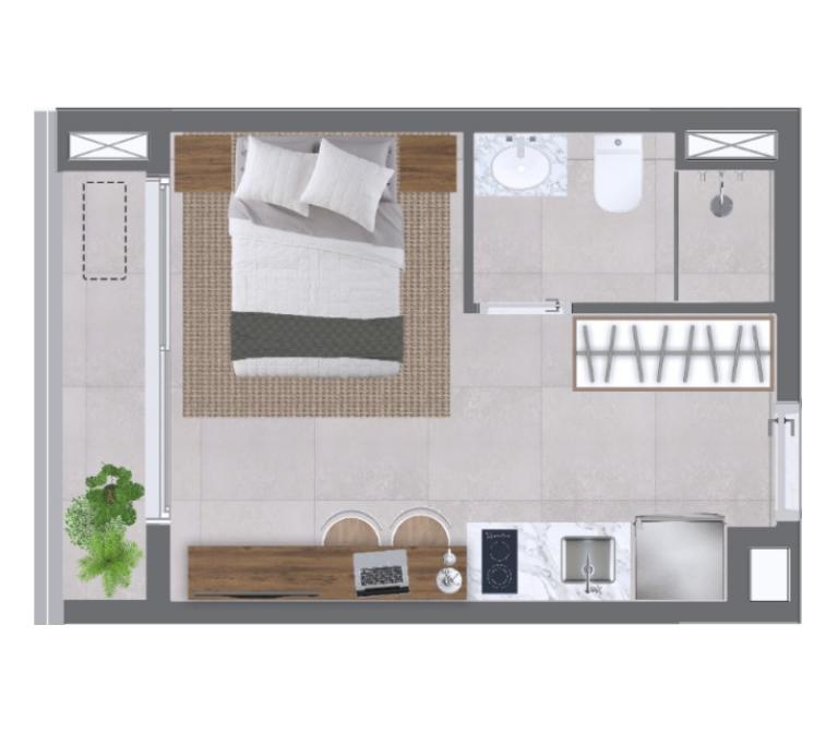 Apartamento, 1 quarto, 2336 m² - Foto 26