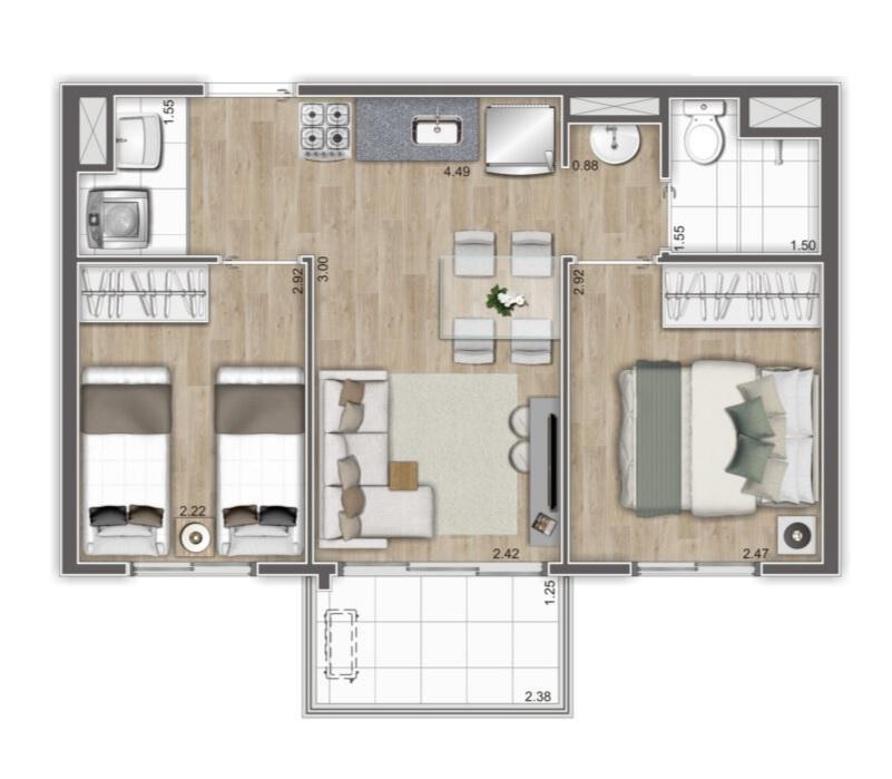 Casa, 3 quartos, 2072 m² - Foto 60