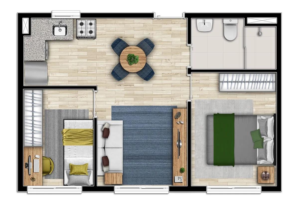 Casa, 2 quartos, 2637 m² - Foto 25