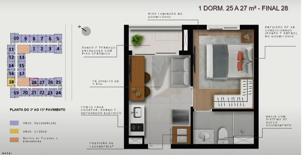 Apartamento, 2 quartos, 2440 m² - Foto 19