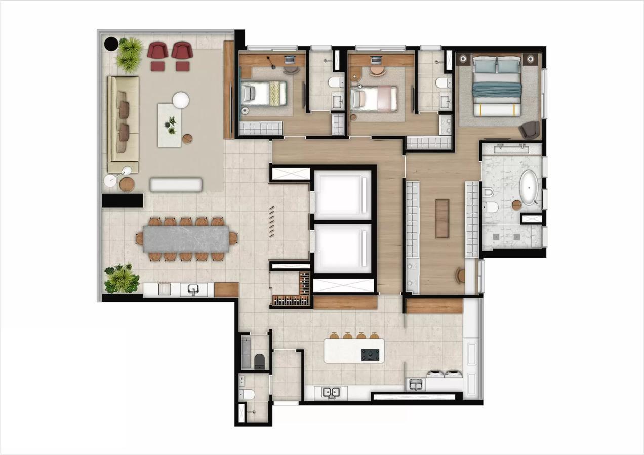 Apartamento, 4 quartos, 24220 m² - Foto 57