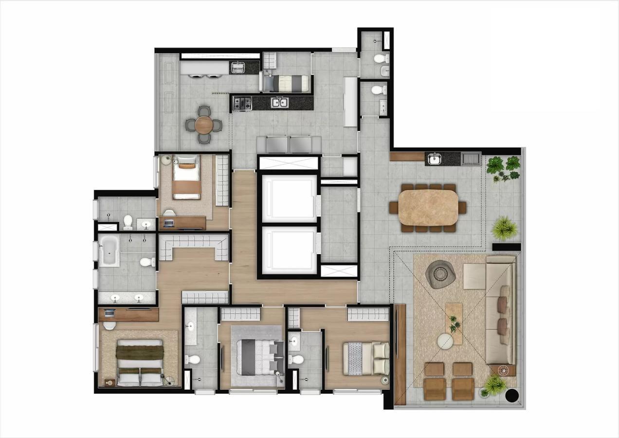 Apartamento, 4 quartos, 24220 m² - Foto 58
