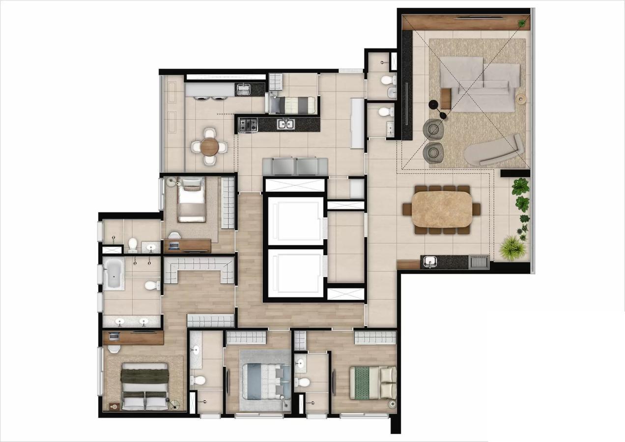 Apartamento, 4 quartos, 24220 m² - Foto 59