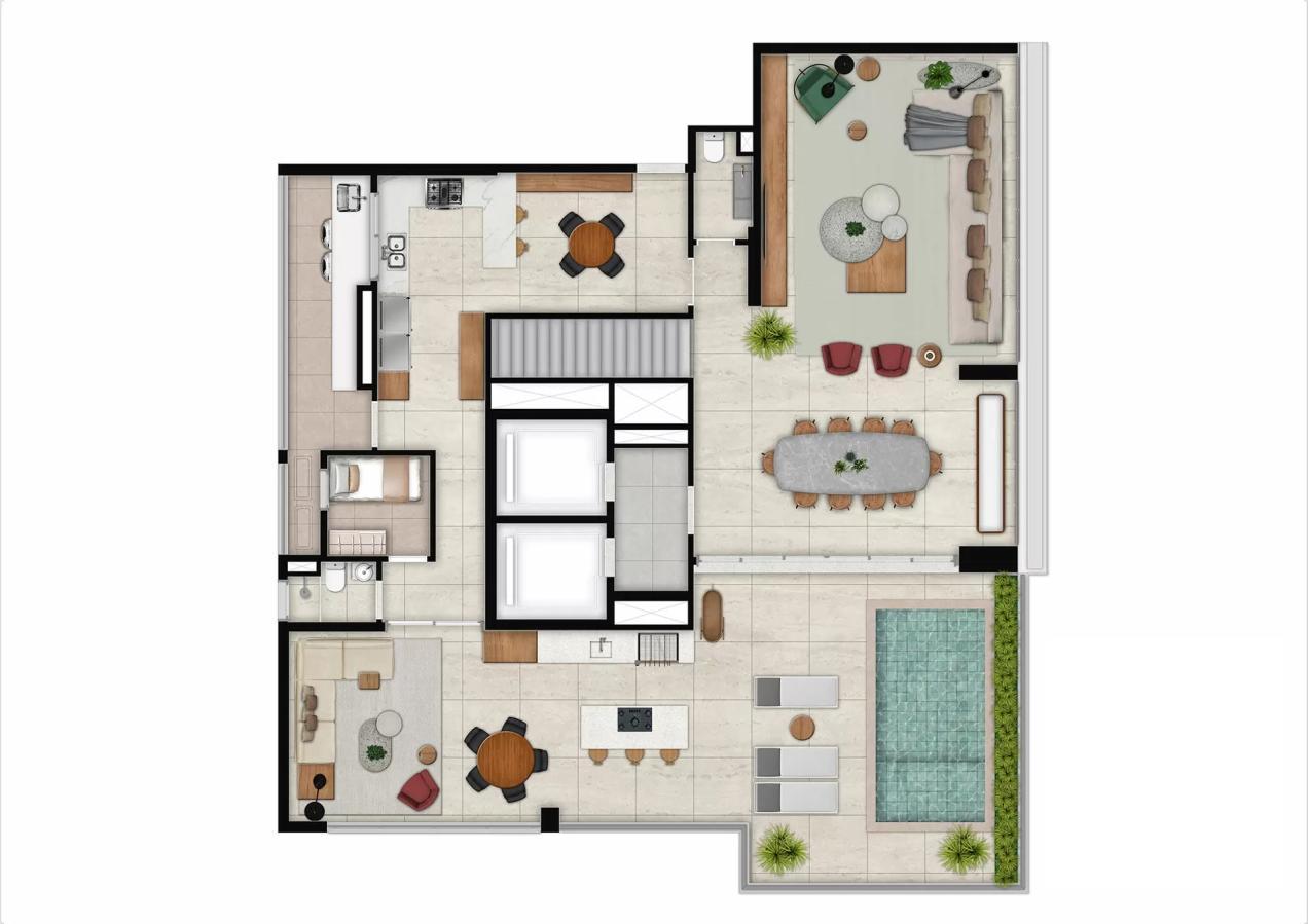 Apartamento, 4 quartos, 24220 m² - Foto 60