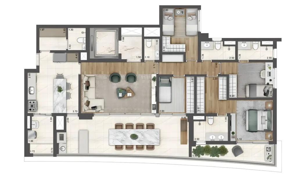 Apartamento, 4 quartos, 166234 m² - Foto 25