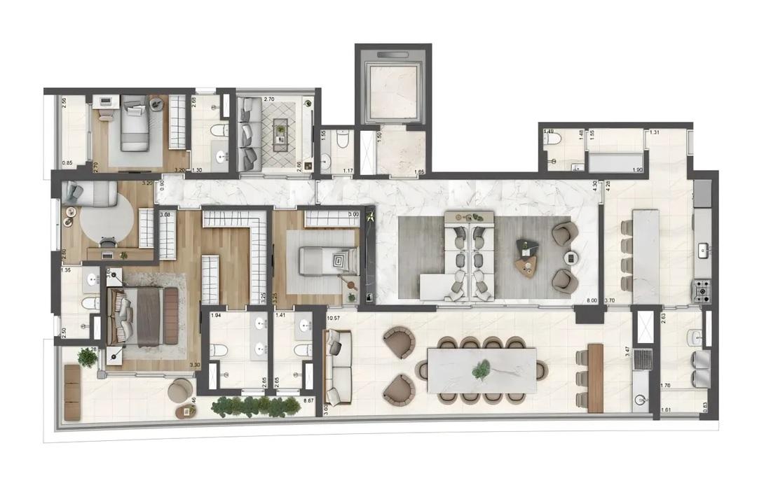 Apartamento, 4 quartos, 166234 m² - Foto 27