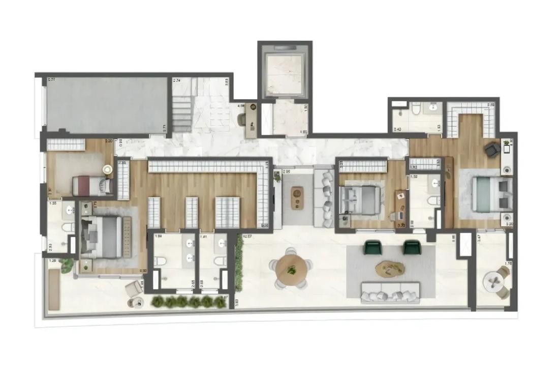 Apartamento, 4 quartos, 166234 m² - Foto 31