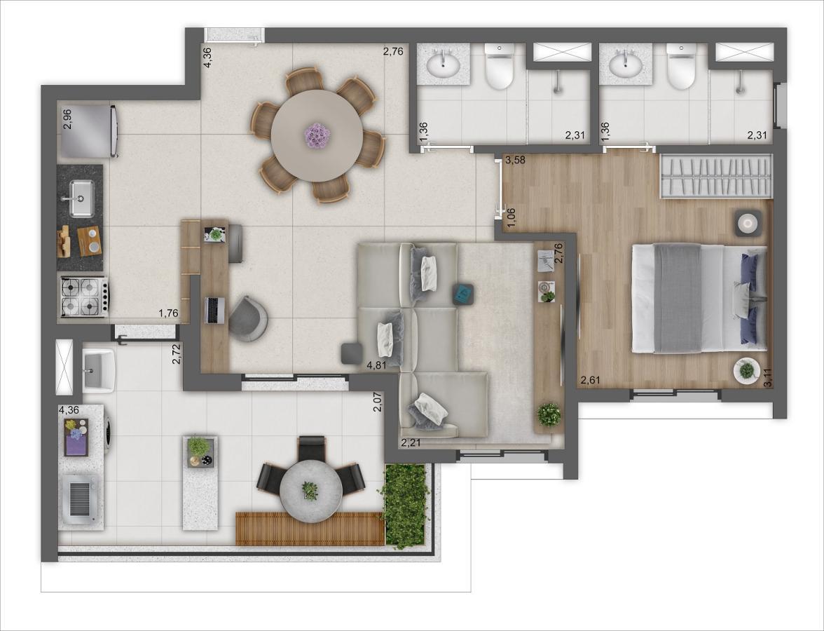 Apartamento, 3 quartos, 5769 m² - Foto 26