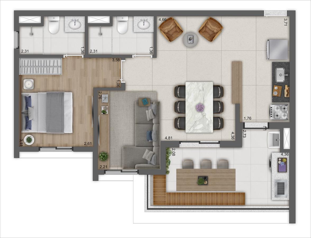 Apartamento, 3 quartos, 5769 m² - Foto 25