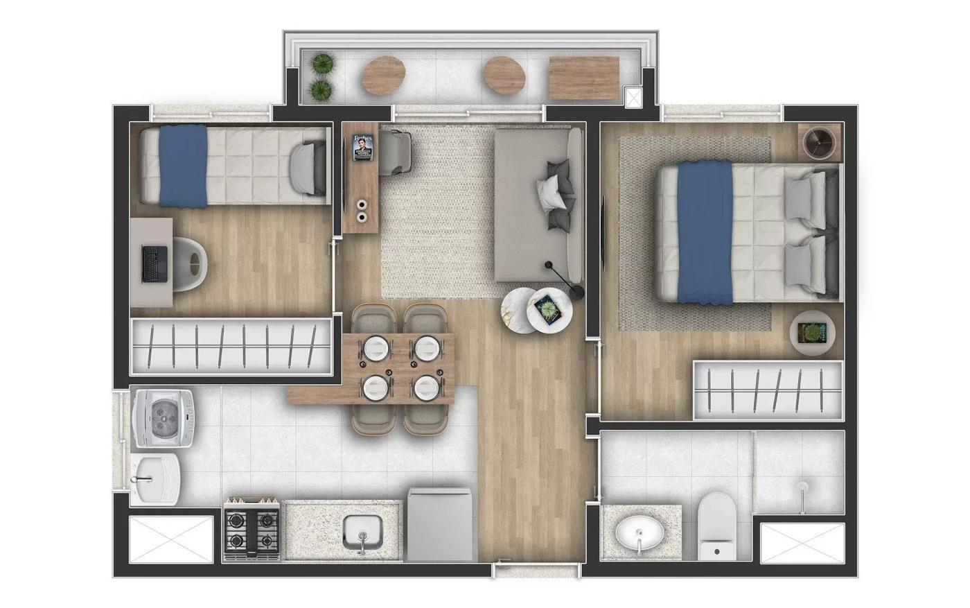 Apartamento, 2 quartos, 3638 m² - Foto 33