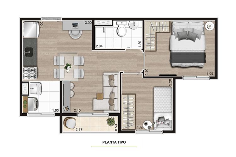 Casa, 2 quartos, 3739 m² - Foto 23