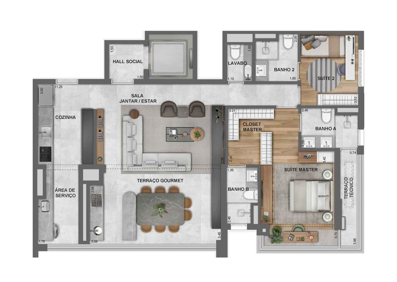 Apartamento, 3 quartos, 22119 m² - Foto 34