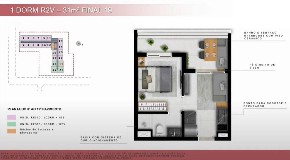 Apartamento, 1 quarto, 2531 m² - Foto 21