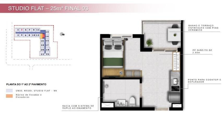 Apartamento, 1 quarto, 2531 m² - Foto 19