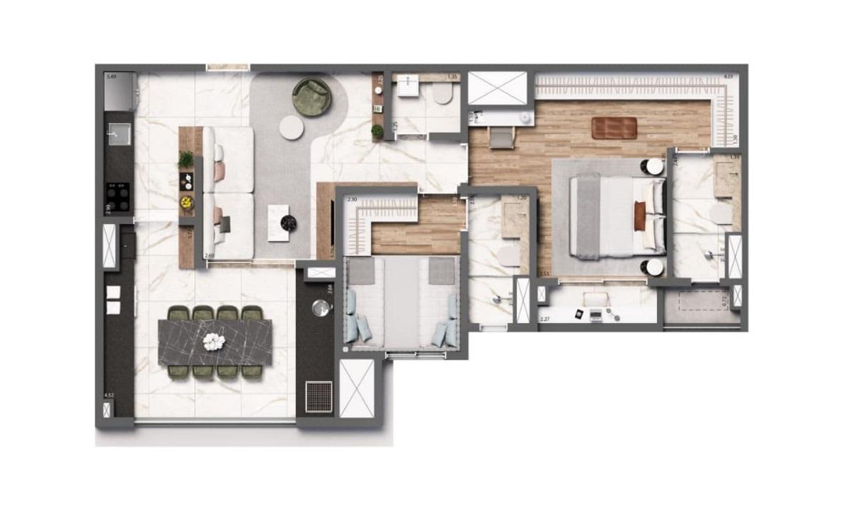 Apartamento, 4 quartos, 75123 m² - Foto 39