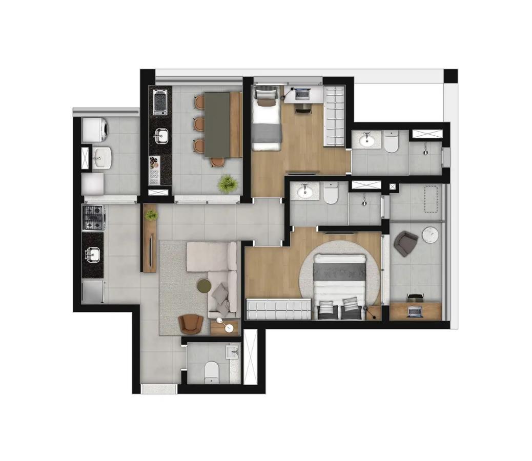 Apartamento, 3 quartos, 24105 m² - Foto 60