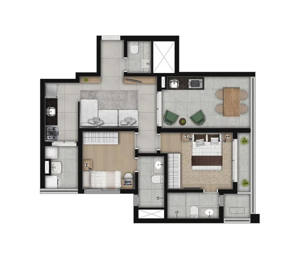 Apartamento, 3 quartos, 24105 m² - Foto 62
