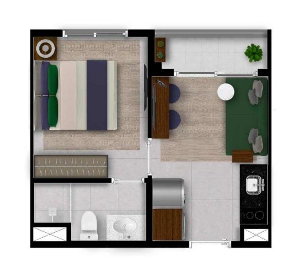 Apartamento, 1 quarto, 2531 m² - Foto 24