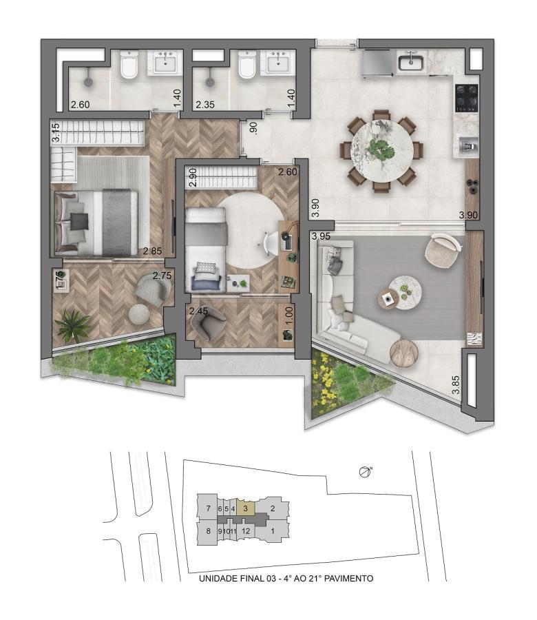 Apartamento, 3 quartos, 29162 m² - Foto 51