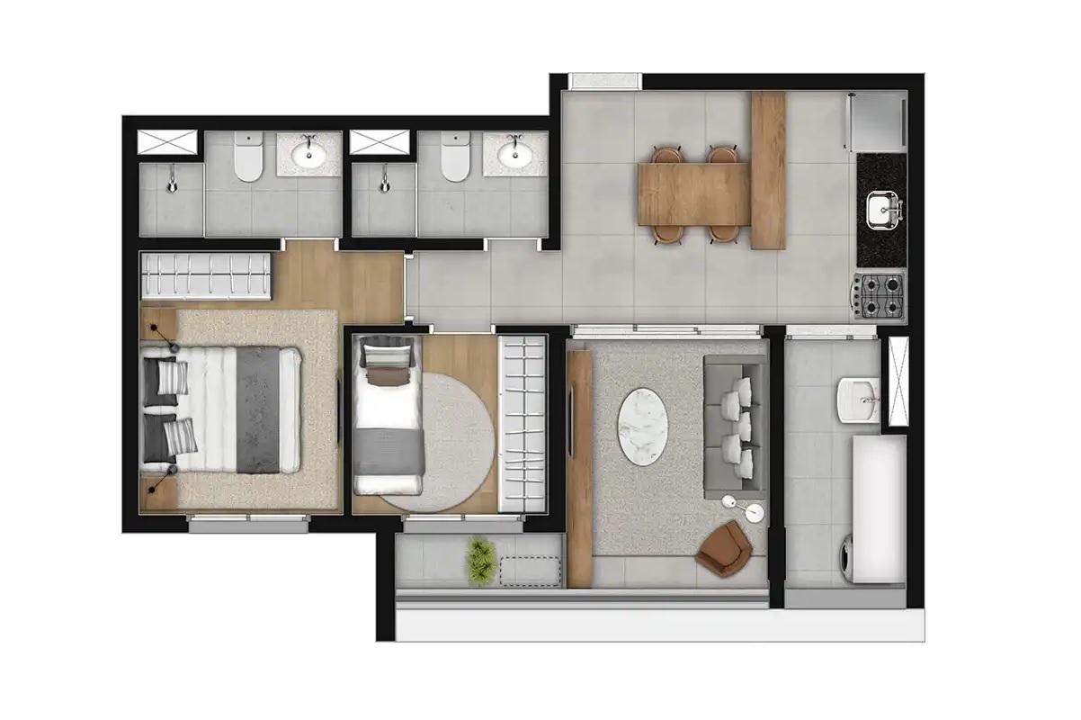 Apartamento, 3 quartos, 2588 m² - Foto 28
