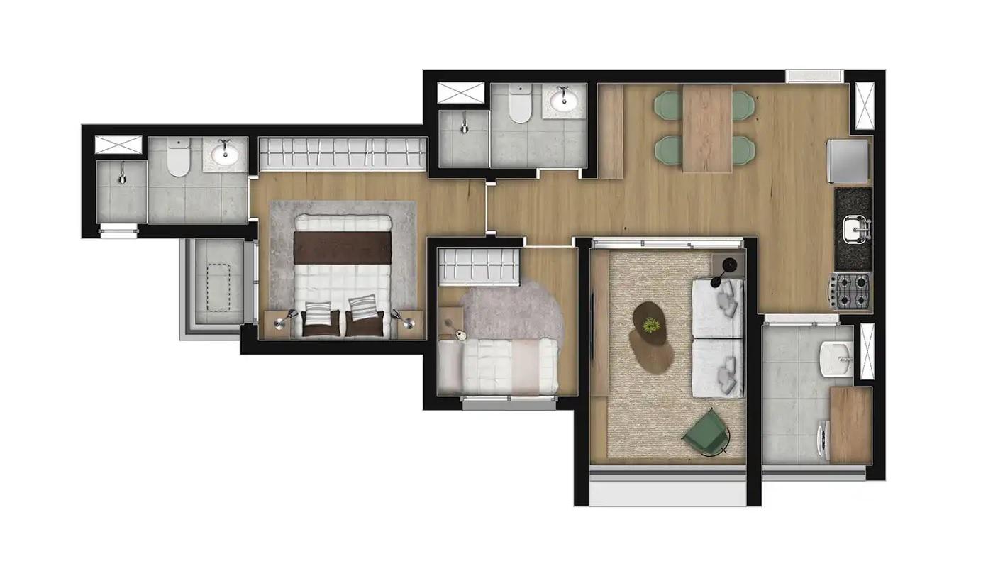 Apartamento, 3 quartos, 2588 m² - Foto 29