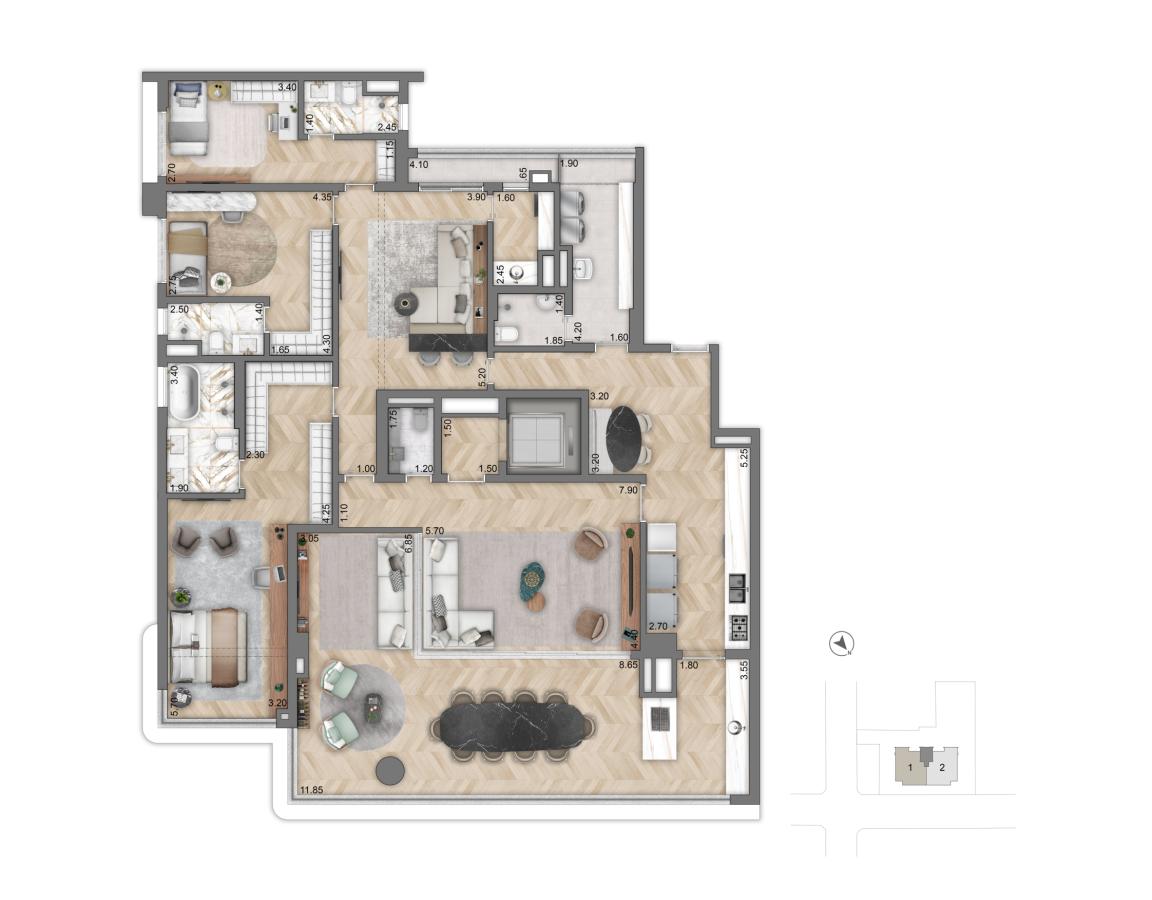 Apartamento, 4 quartos, 20251 m² - Foto 14