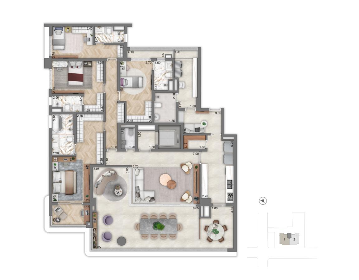 Apartamento, 4 quartos, 20251 m² - Foto 15