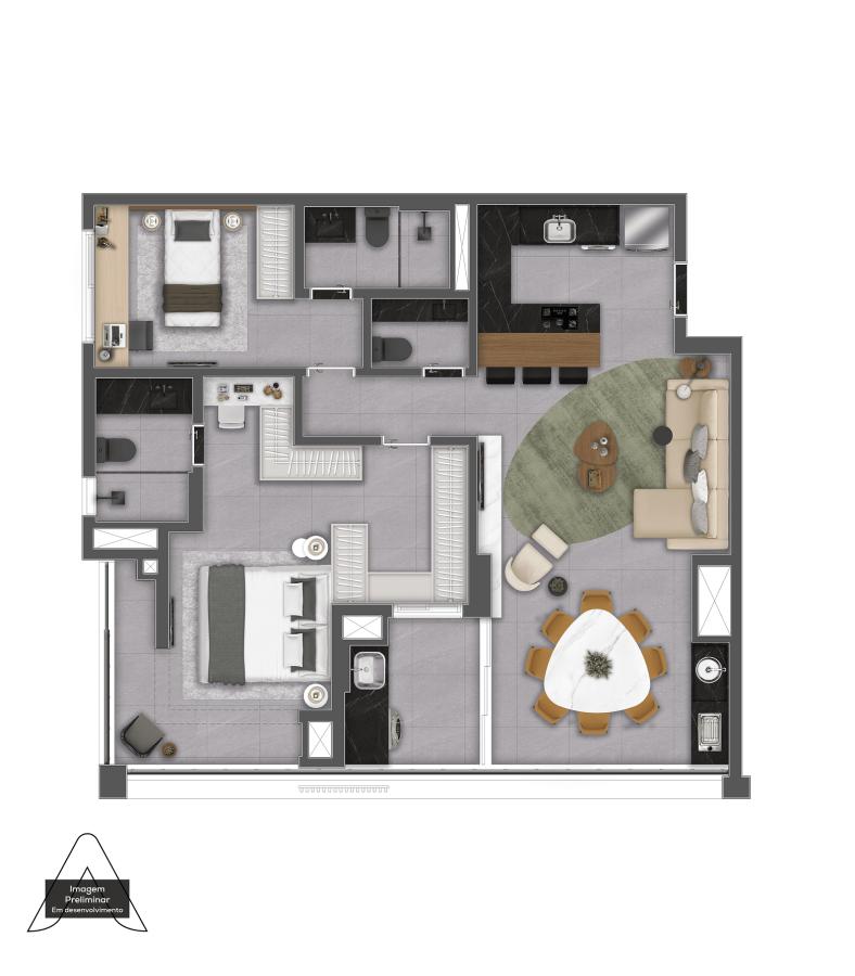 Apartamento, 3 quartos, 4093 m² - Foto 29