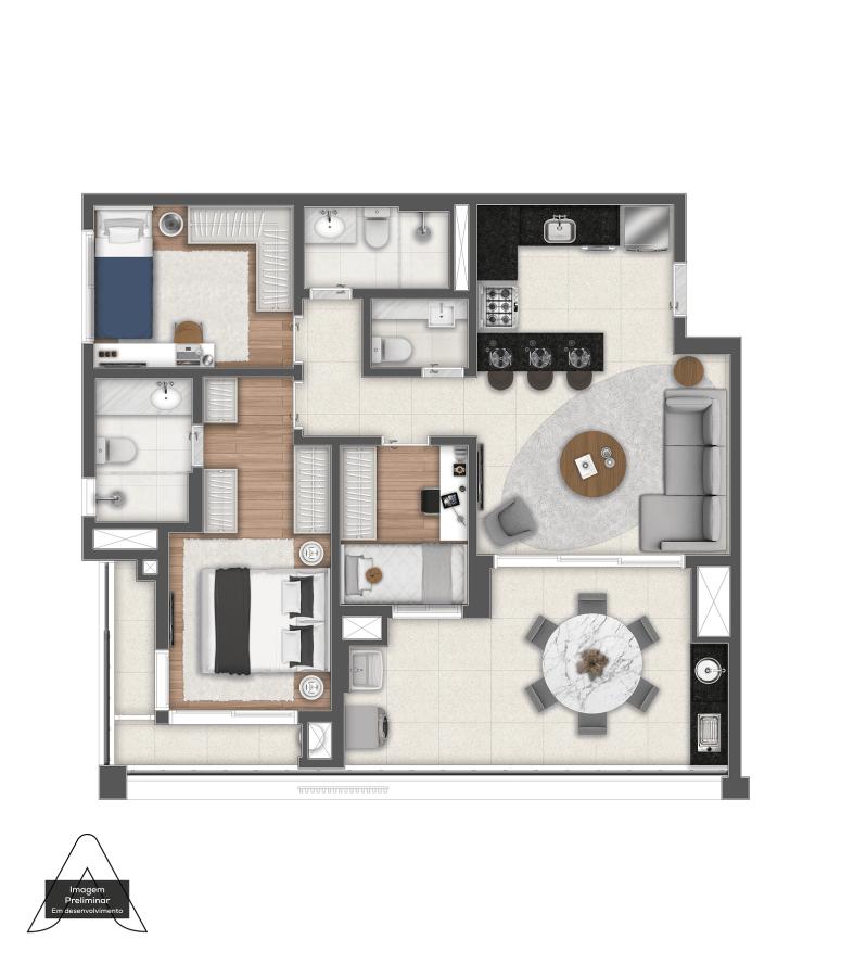 Apartamento, 3 quartos, 4093 m² - Foto 31