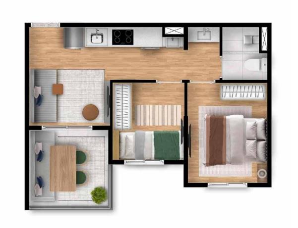 Casa, 2 quartos, 3738 m² - Foto 11