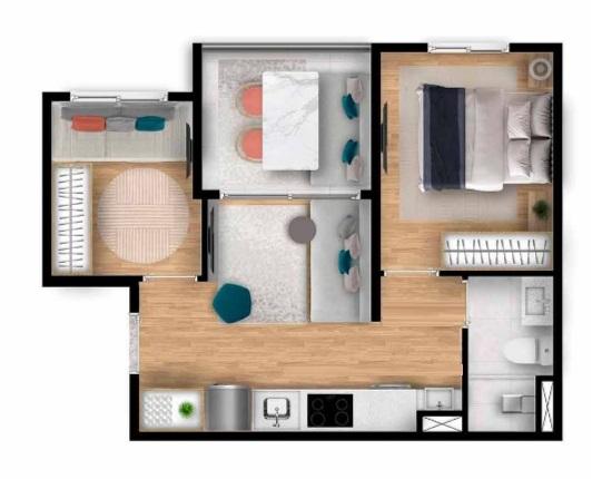 Casa, 2 quartos, 3738 m² - Foto 12