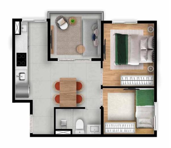 Casa, 2 quartos, 3738 m² - Foto 13