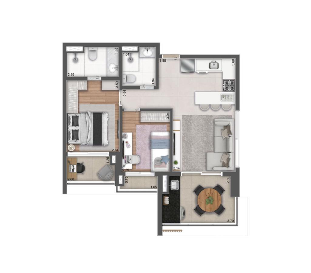 Apartamento, 3 quartos, 4093 m² - Foto 26