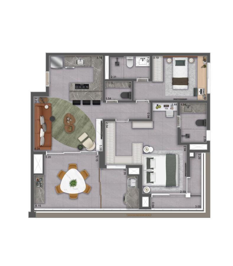 Apartamento, 3 quartos, 4093 m² - Foto 30