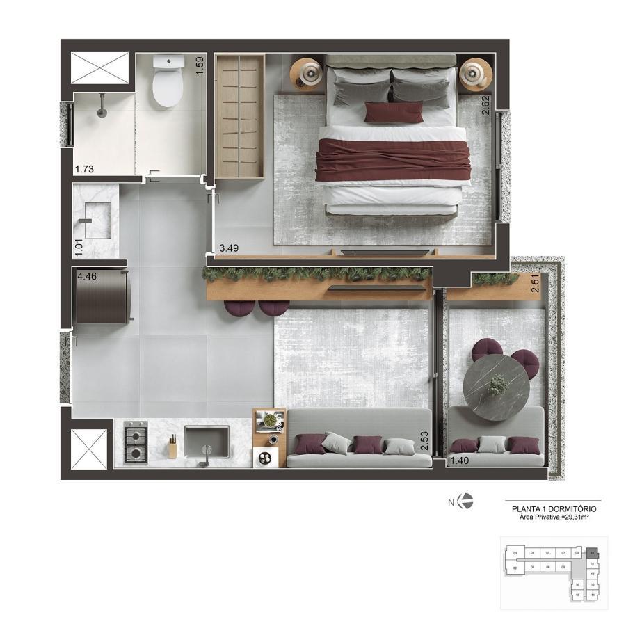 Apartamento, 2 quartos, 2963 m² - Foto 44