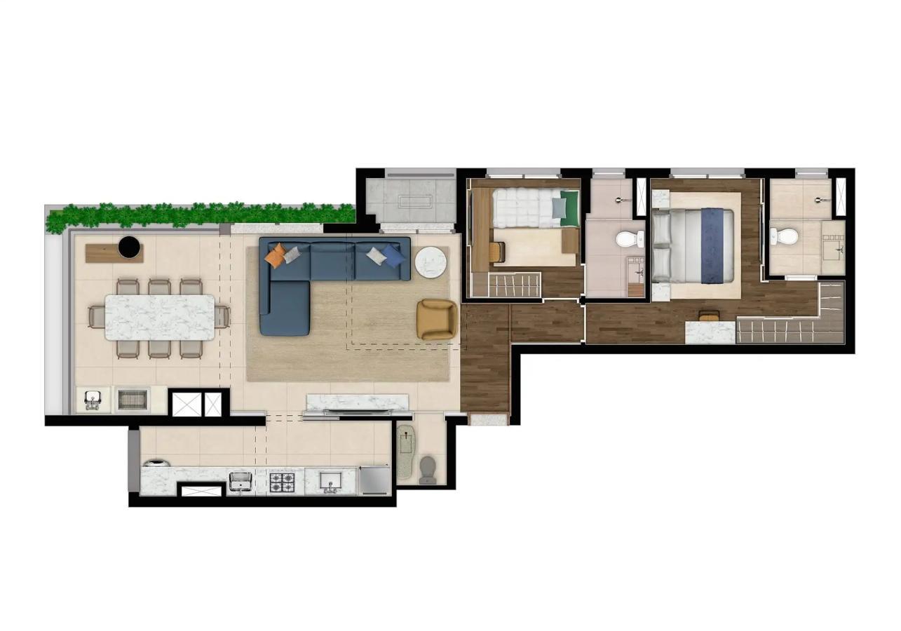 Apartamento, 3 quartos, 2590 m² - Foto 59