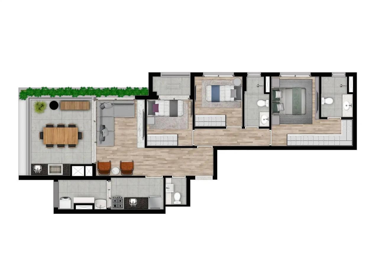 Apartamento, 3 quartos, 2590 m² - Foto 58