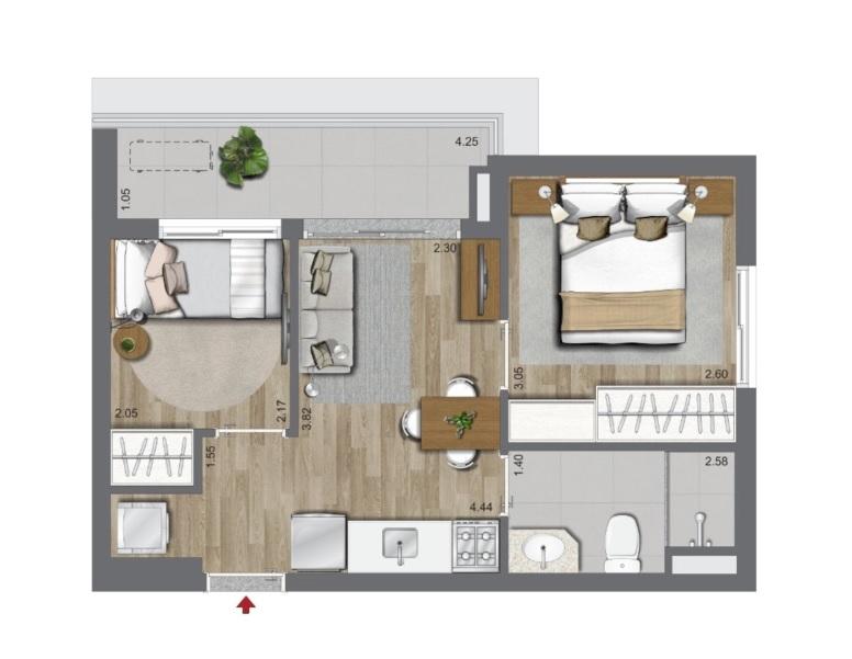 Apartamento, 2 quartos, 2248 m² - Foto 39
