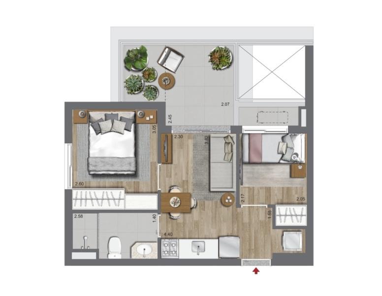Apartamento, 2 quartos, 2248 m² - Foto 41