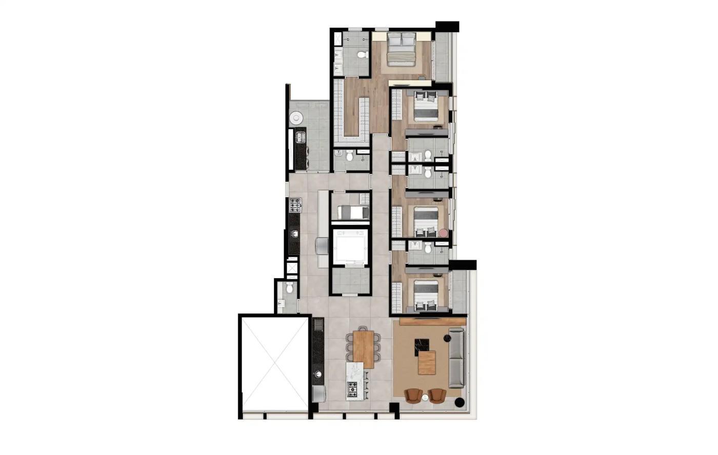 Apartamento, 4 quartos, 23410 m² - Foto 34