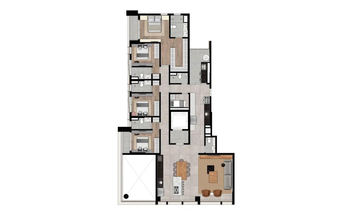 Apartamento, 4 quartos, 23410 m² - Foto 35