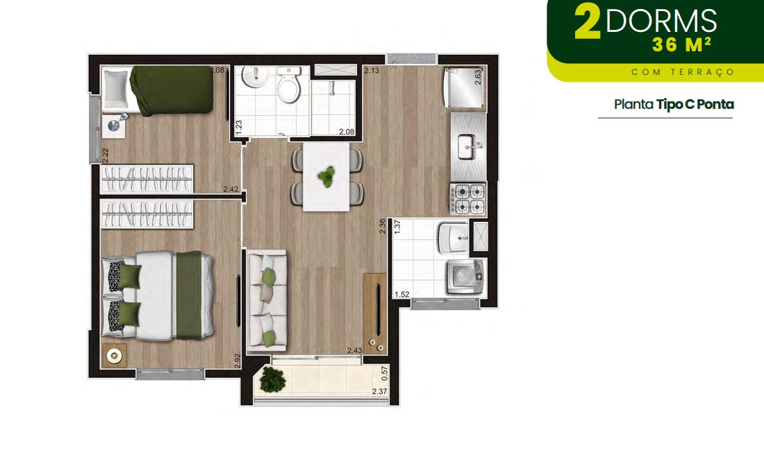 Casa, 2 quartos, 2943 m² - Foto 28