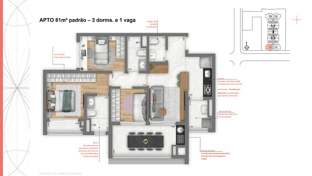 Apartamento, 3 quartos, 26143 m² - Foto 33