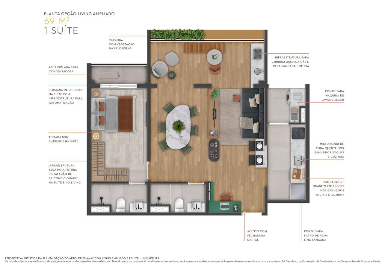 Apartamento, 3 quartos, 69173 m² - Foto 24