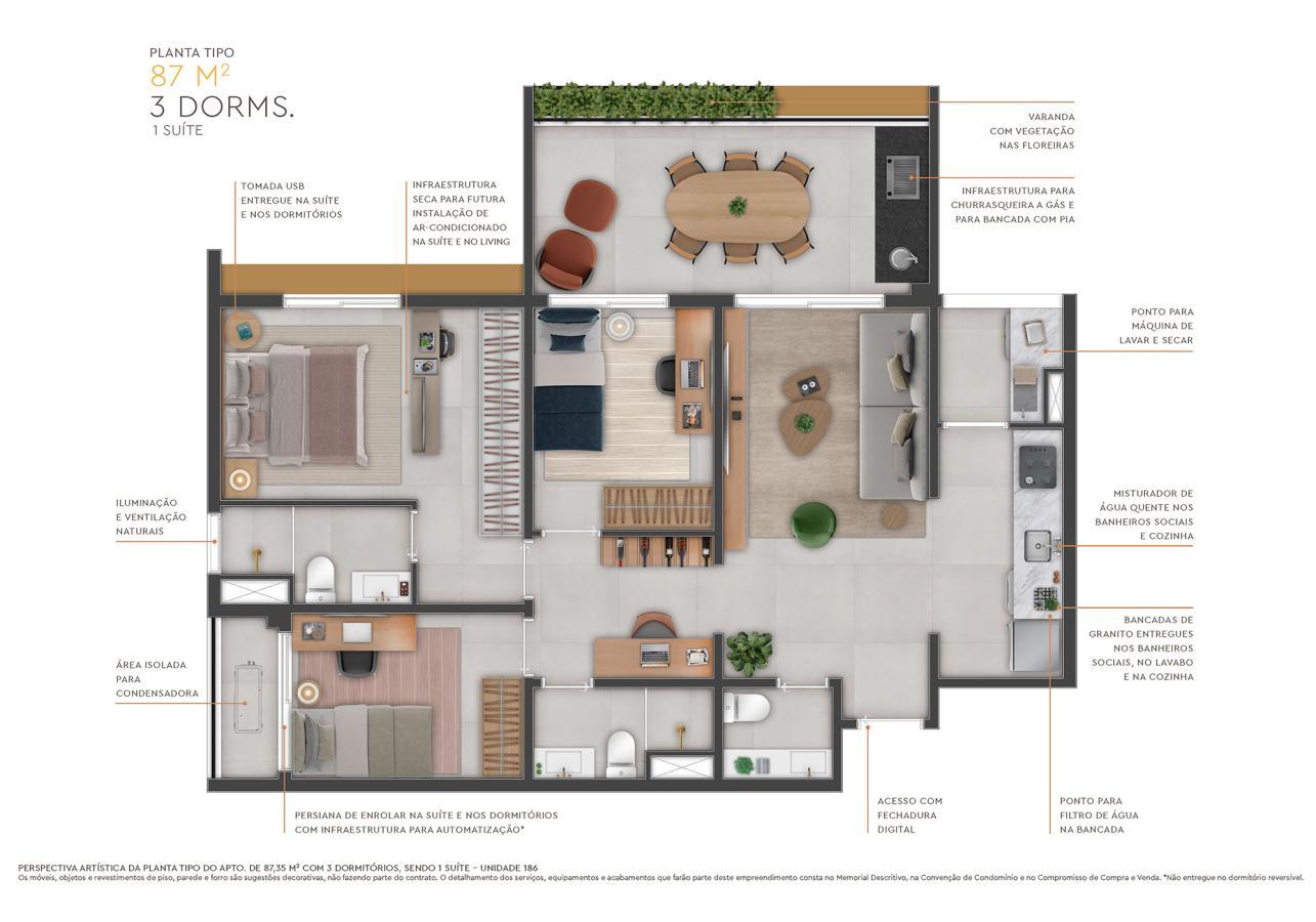 Apartamento, 3 quartos, 69173 m² - Foto 26