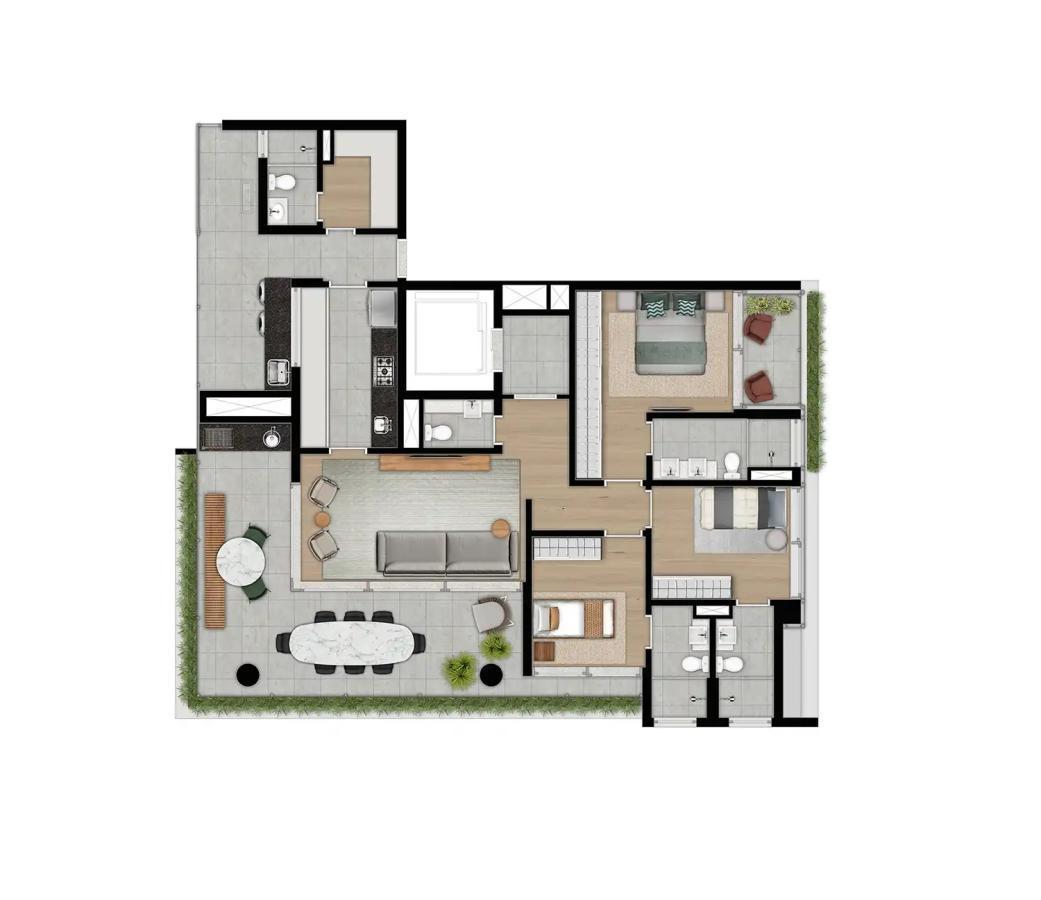 Apartamento, 4 quartos, 24194 m² - Foto 41