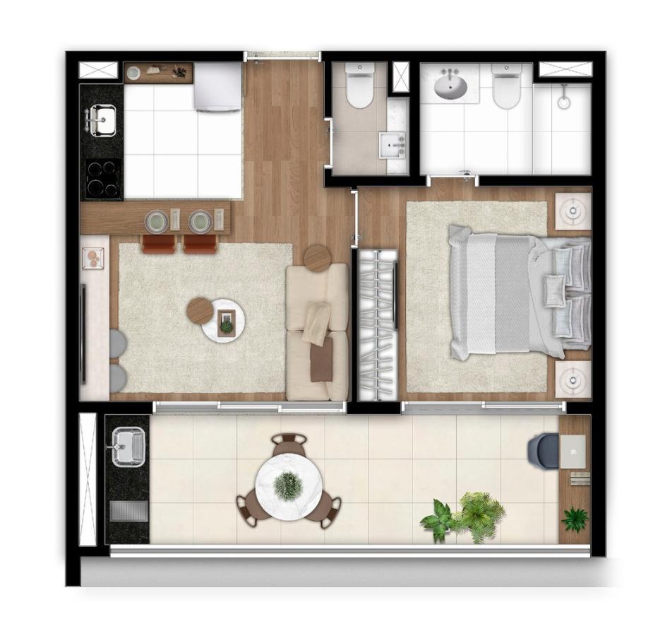 Apartamento, 2 quartos, 48125 m² - Foto 49