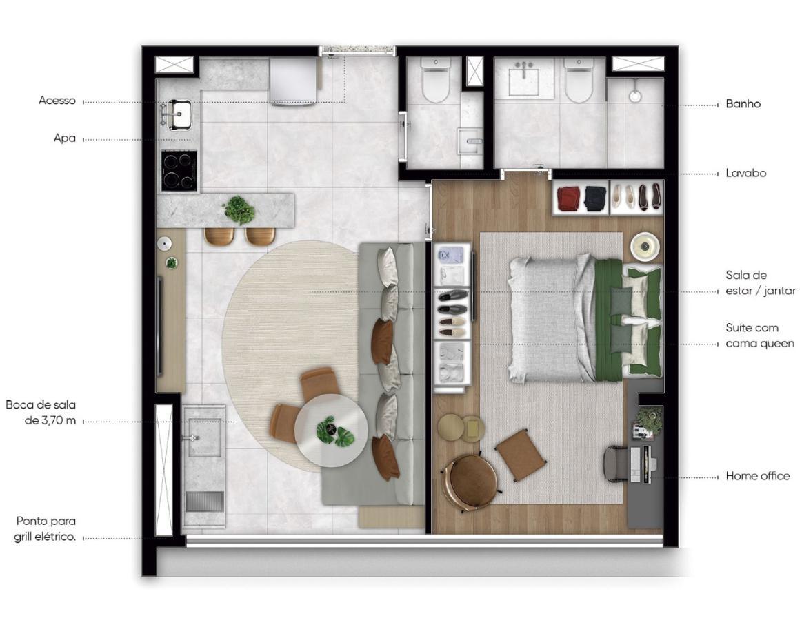 Apartamento, 2 quartos, 48125 m² - Foto 53